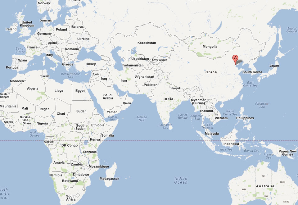 map of tianjin world